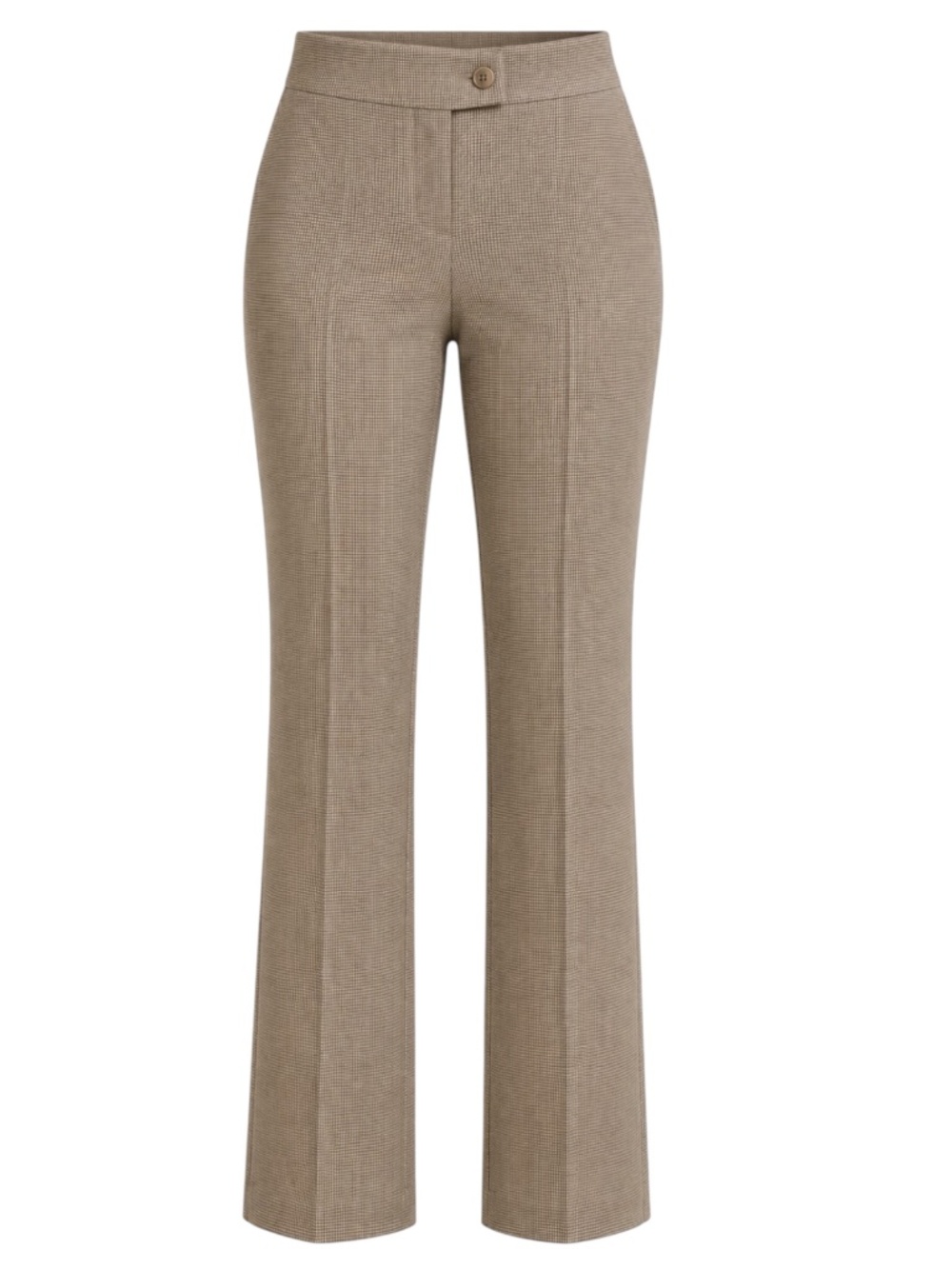 BOSS Teniver Virgin Wool Houndstooth Suit Trousers Size 18